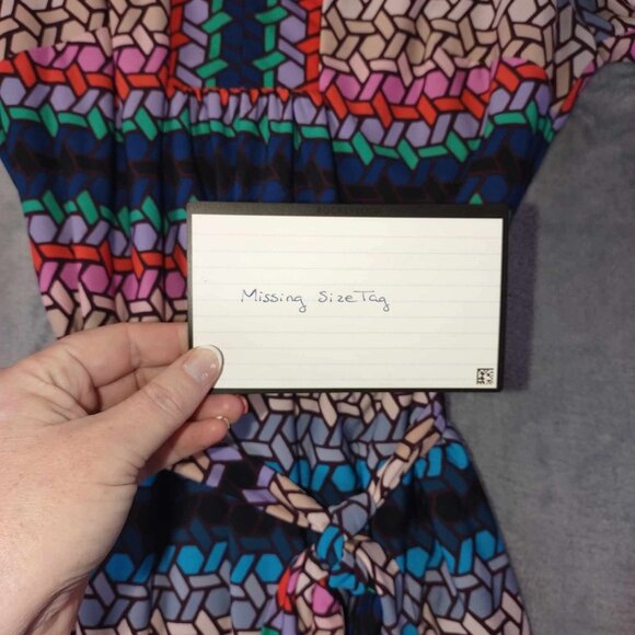 Trina Trunk Women Black Geometric Printed Jersey Office Resort-wear Church Dress - Picture 8 of 11